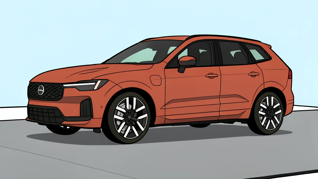 A sleek, modern electric vehicle charging station with a coiled cable resting on the ground