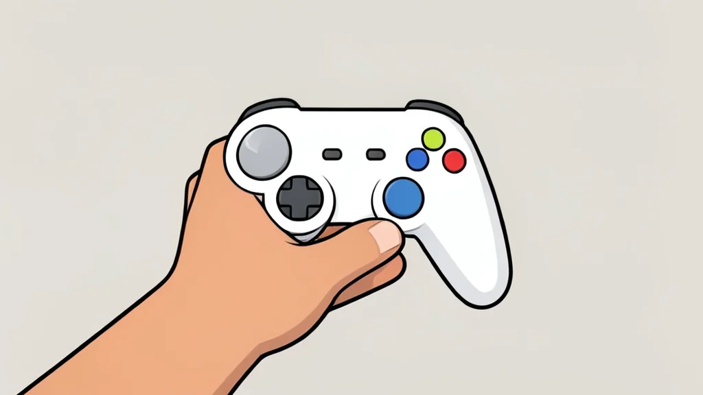 A vintage handheld electronic game device with a small screen and physical buttons resting on a wooden desk
