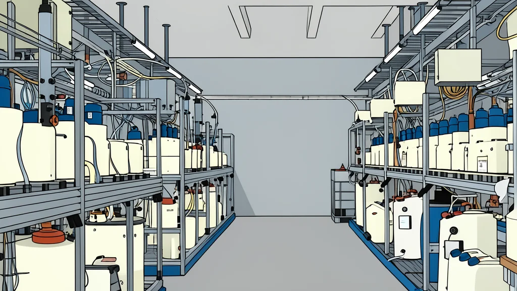 A large industrial manufacturing facility with heavy machinery and metal processing equipment