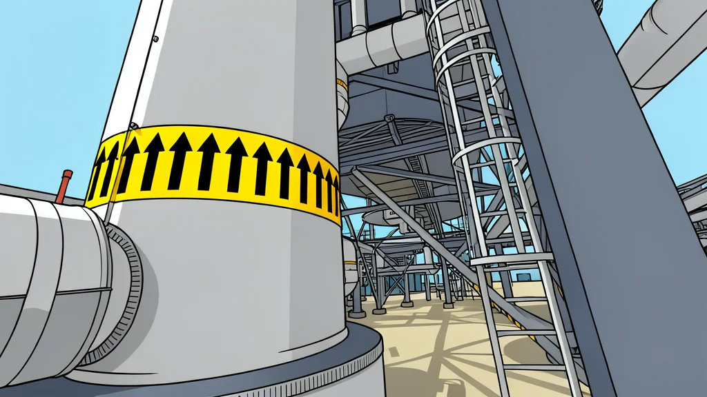 A large underground salt cavern storage facility entrance with industrial piping and valves