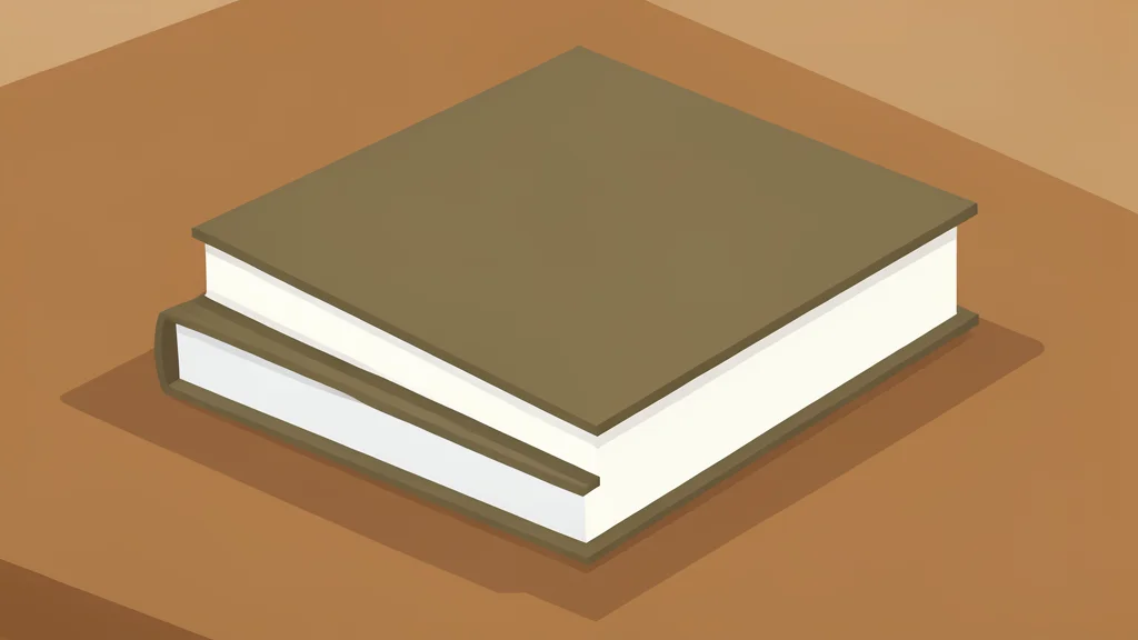 A stack of closed hardcover books on a wooden desk