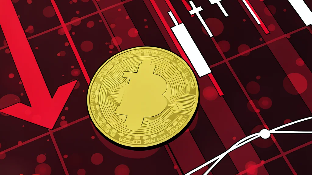 A digital coin resting on a stack of other coins