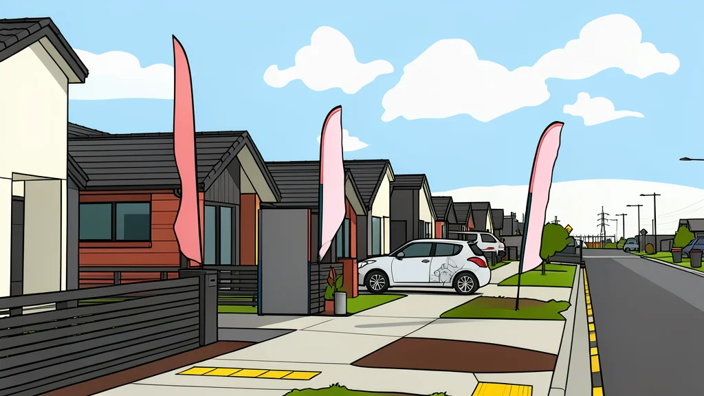 A row of modern townhouses with shared walls and uniform windows