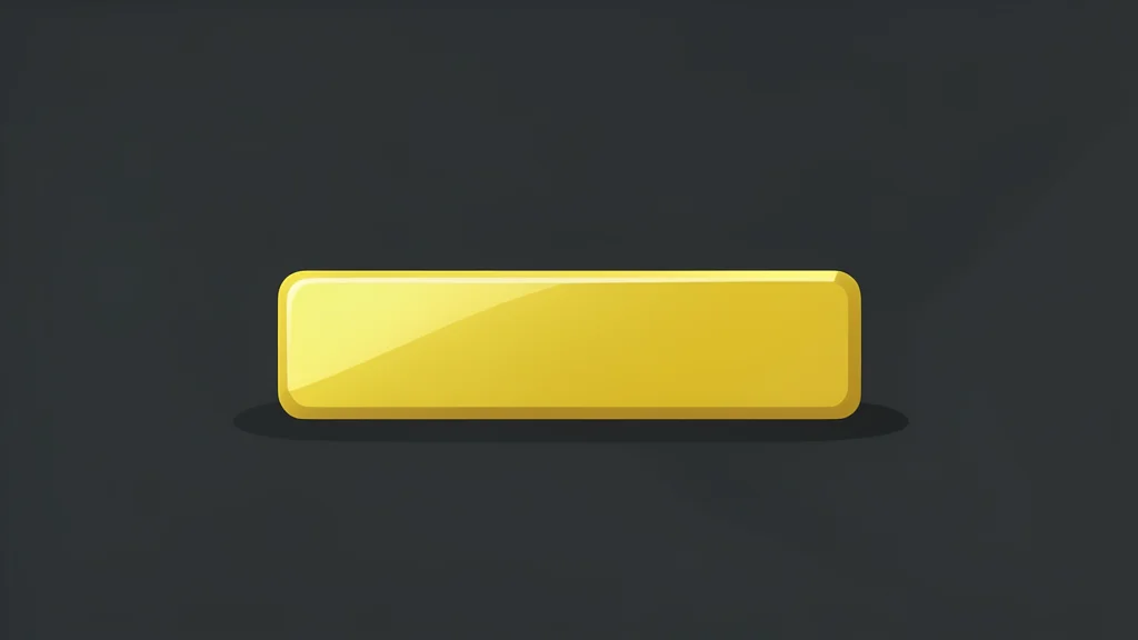 A single, polished gold bar resting on a dark, textured surface
