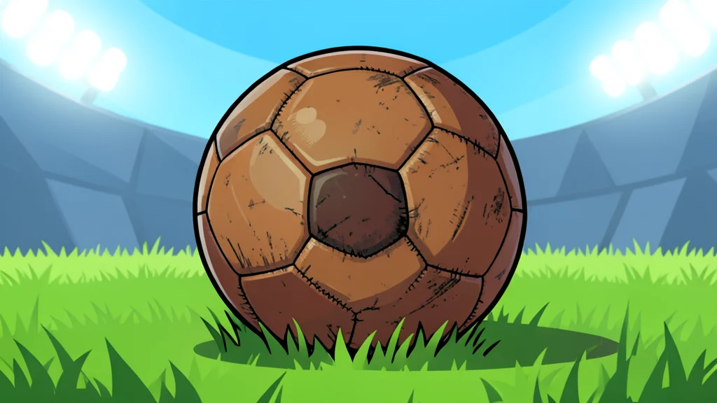 A green football pitch with white lines and a goal net in the background.