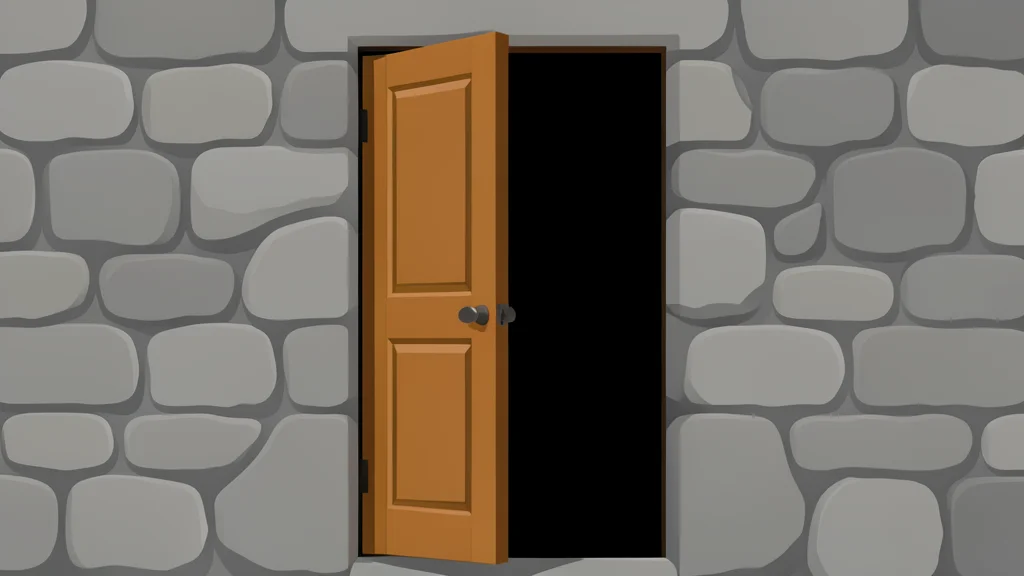 A row of closed doors in a city street
