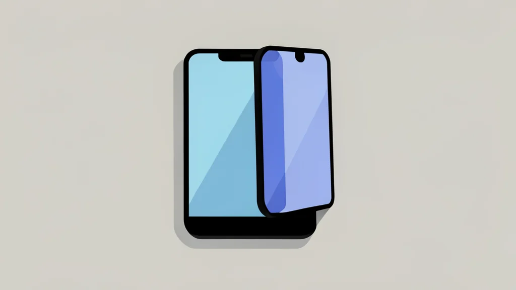 A sleek, rectangular smartphone with a flexible screen that is partially folded in half, resting on a smooth, neutral surface.