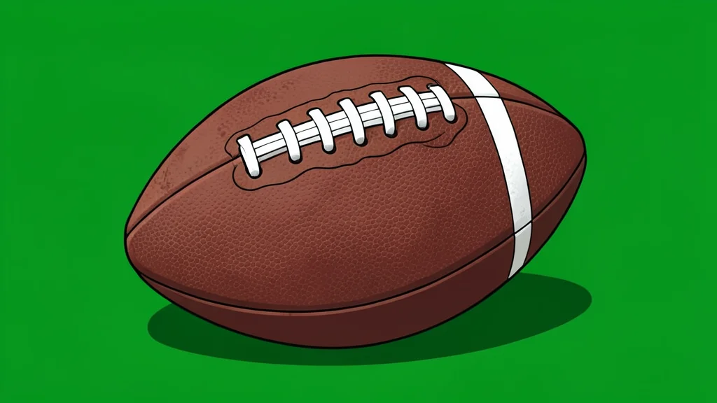 A green football field with white yard lines and a goalpost in the distance