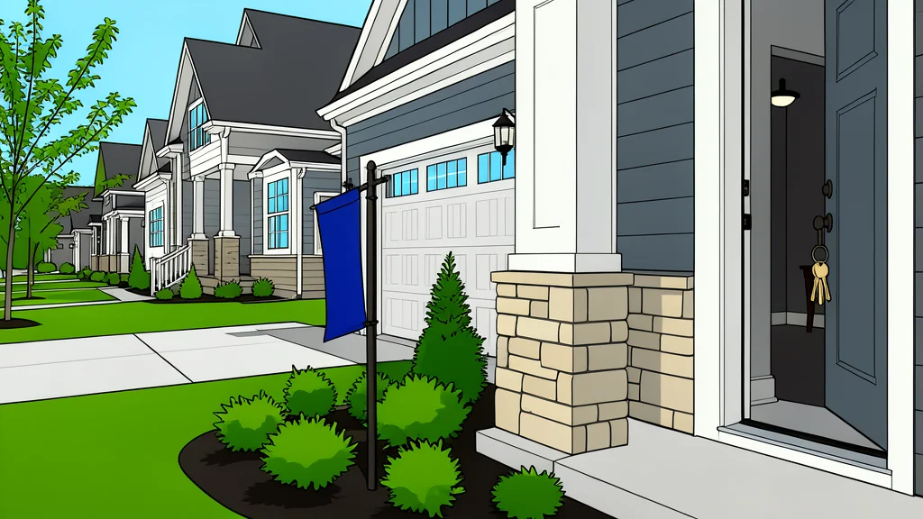 A modern single-family house exterior with a front door and windows