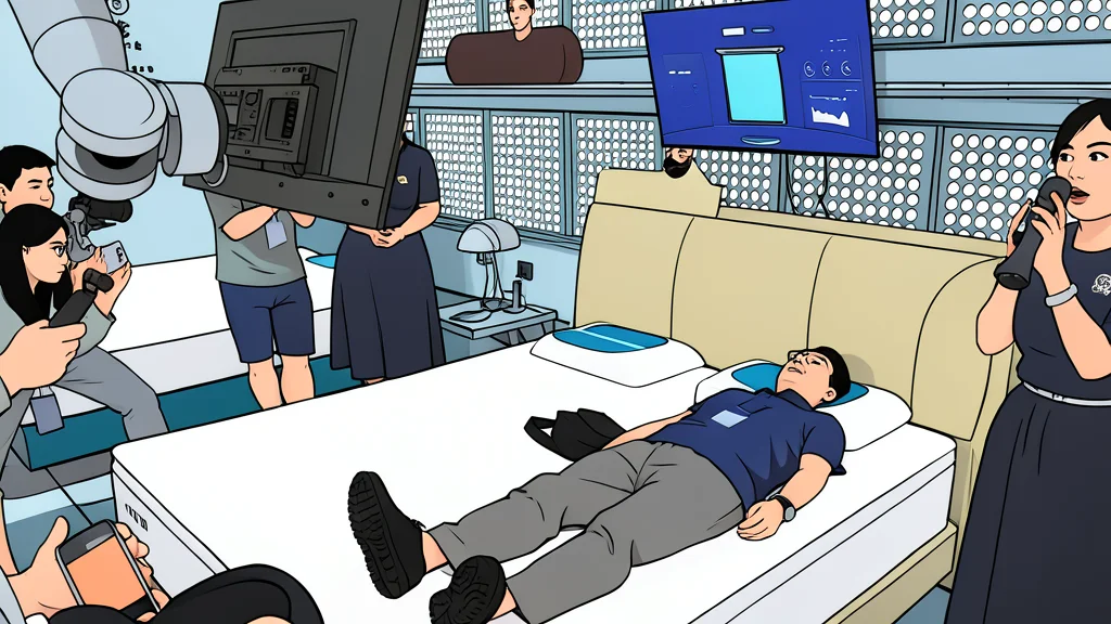 A modern living room interior featuring a sleek, wall-mounted control panel and a small, spherical robotic device on a coffee table.