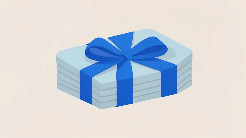 A neat stack of physical government bonds tied with a blue ribbon.