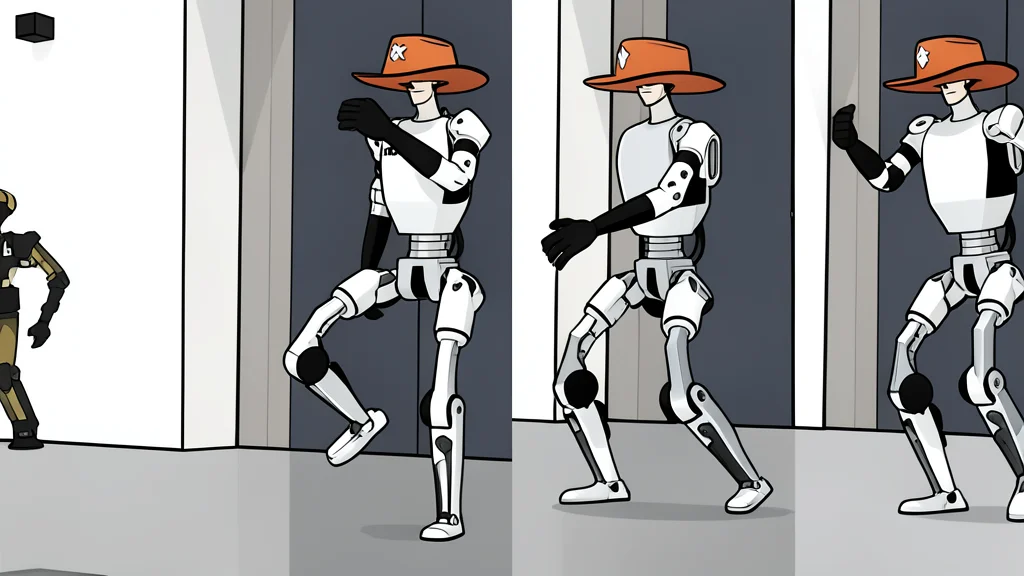 A humanoid robot standing in a clean, industrial laboratory environment