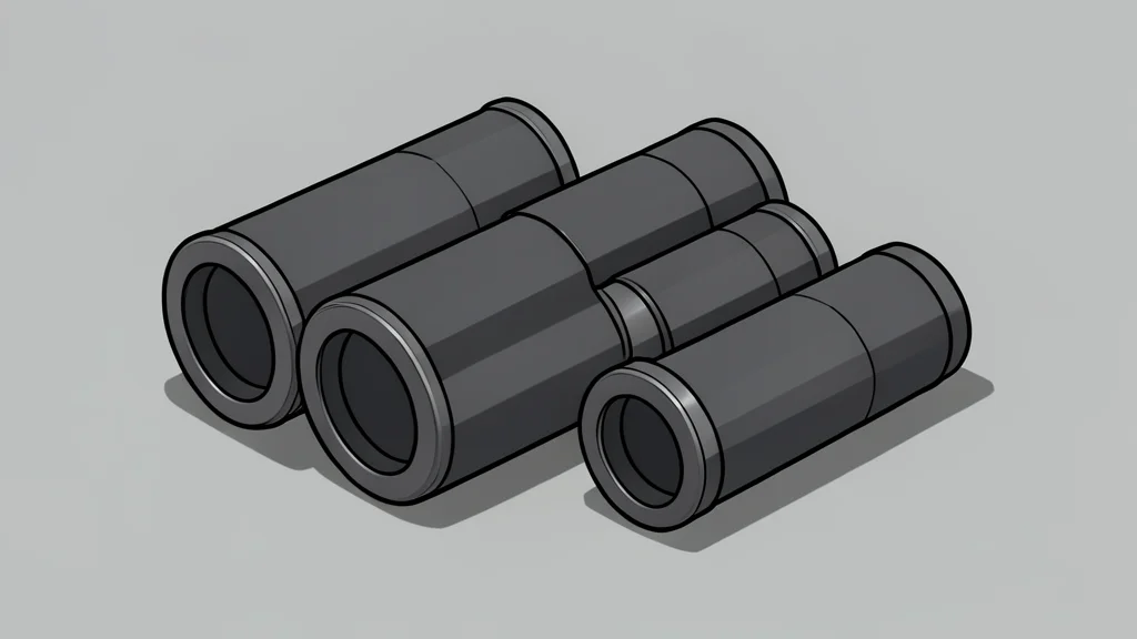 A cluster of heavy, cylindrical metal ordnance resting on a concrete surface
