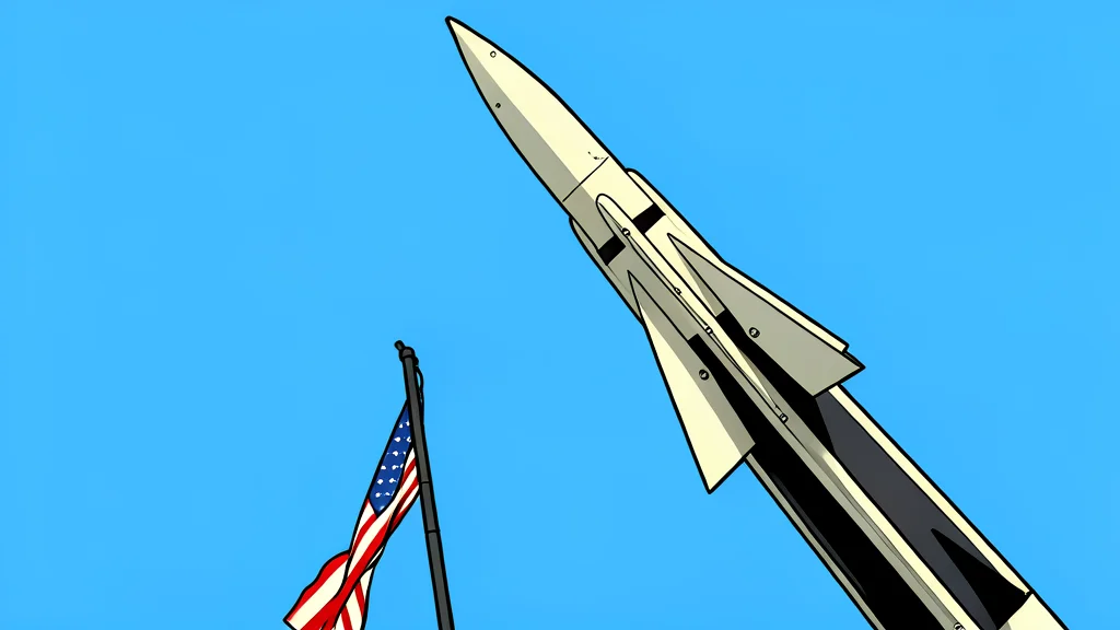 A stylized satellite orbiting high above the Earth's atmosphere against a starry background