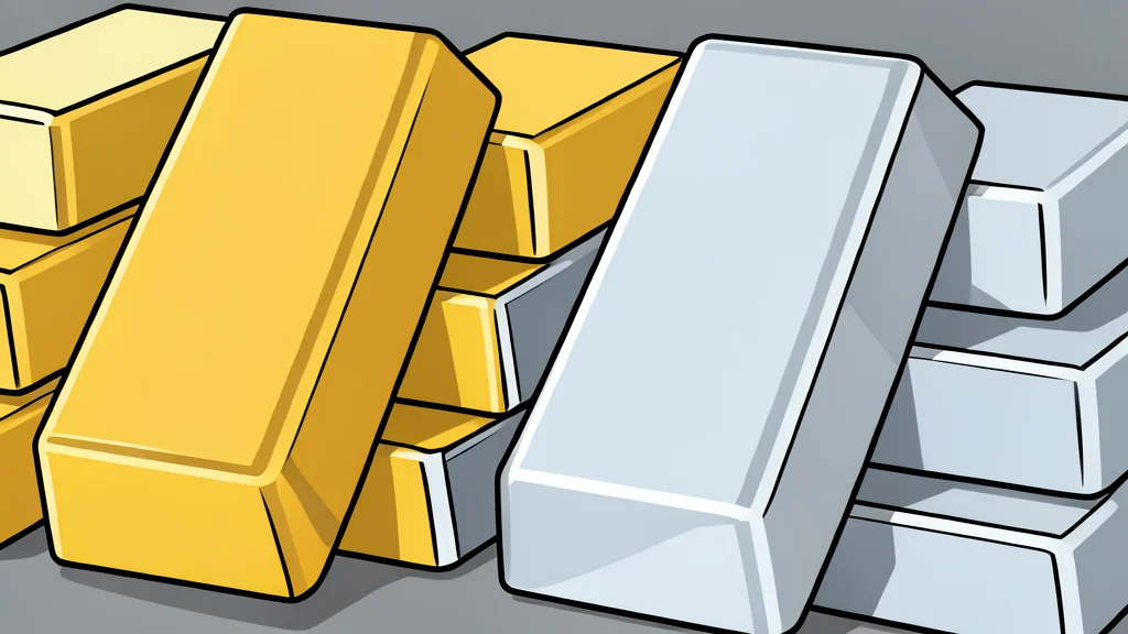 A single polished gold ingot resting on a dark, flat surface.