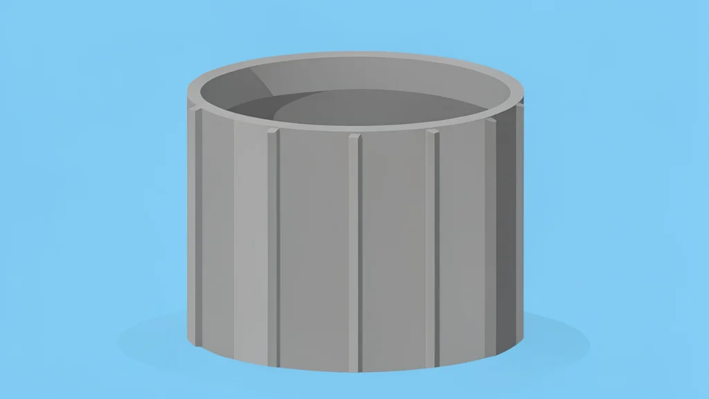 A large, cylindrical concrete containment structure typical of a nuclear power plant, set against a clear sky.