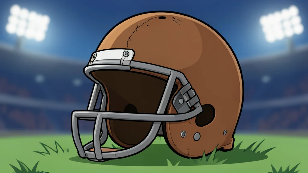 A wooden football coaching clipboard resting on a grassy field