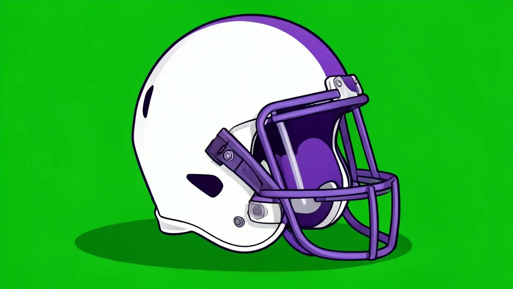 A football resting on a green grass field