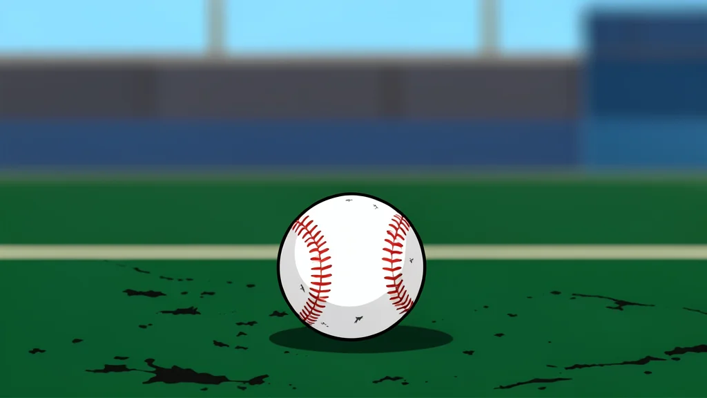 A worn leather baseball glove resting on a wooden bench