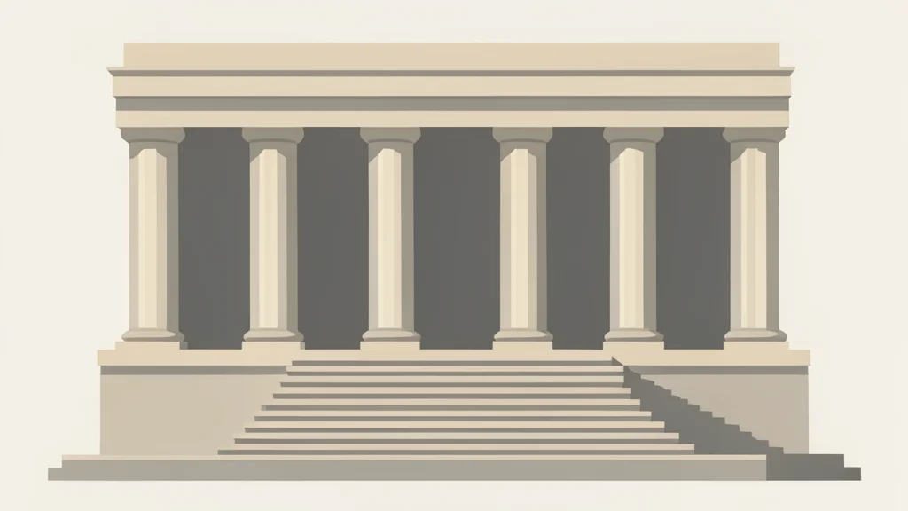 A large, classical stone building with tall columns and a wide staircase