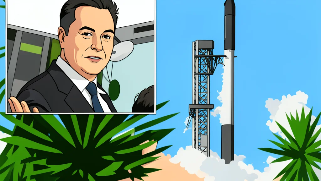 A massive silver rocket standing vertically on a concrete pad under a clear blue sky.
