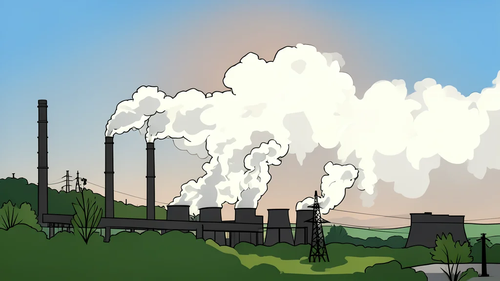 A high-voltage electricity pylon standing in a grassy field under a cloudy sky