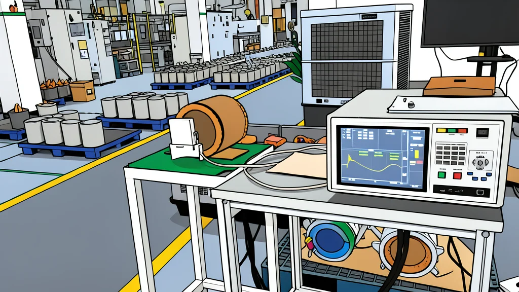 A precision motor testing rig with rotating components and calibration dials