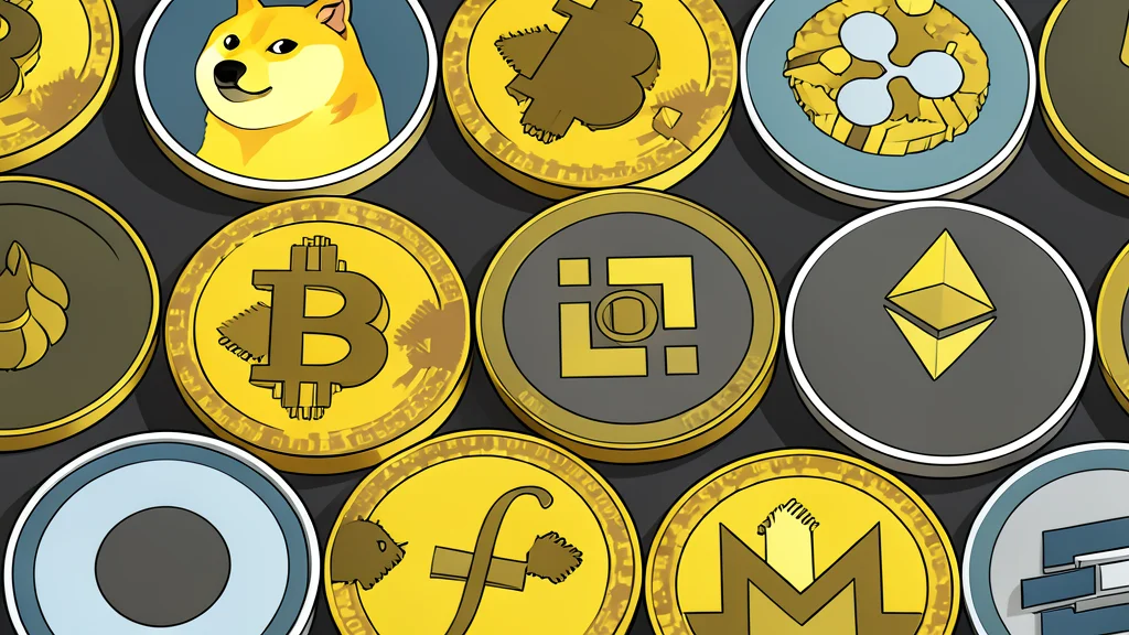 A glowing digital coin resting on a wooden desk next to a stack of paper currency