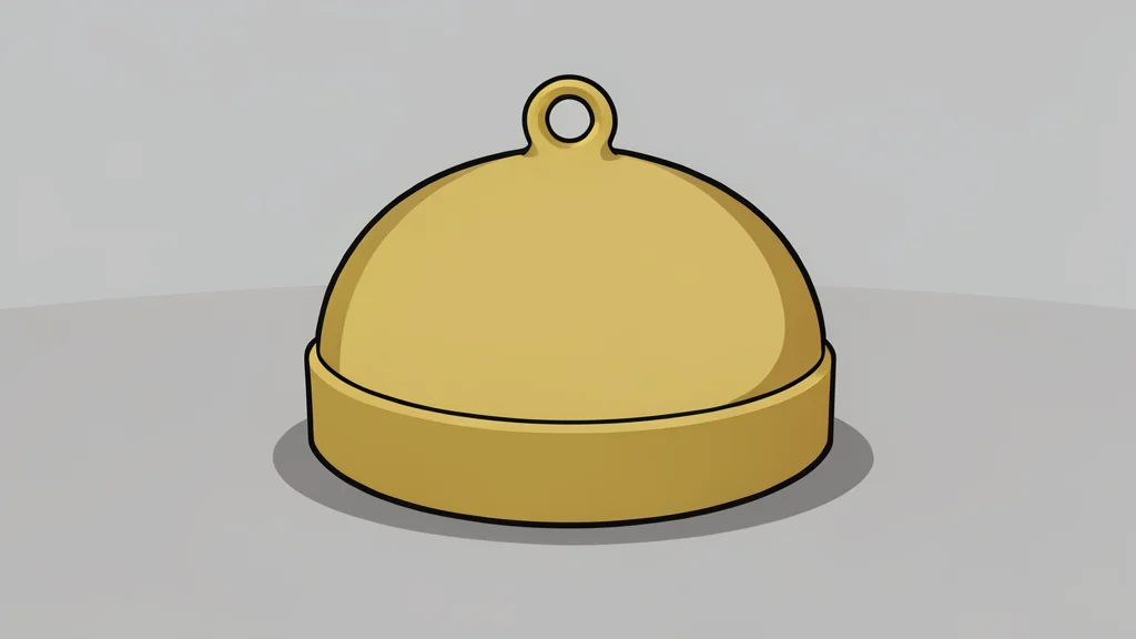 A single stock ticker symbol floating in mid-air