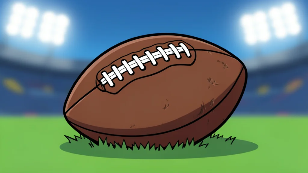 A green football field with white yard lines and a goalpost in the distance