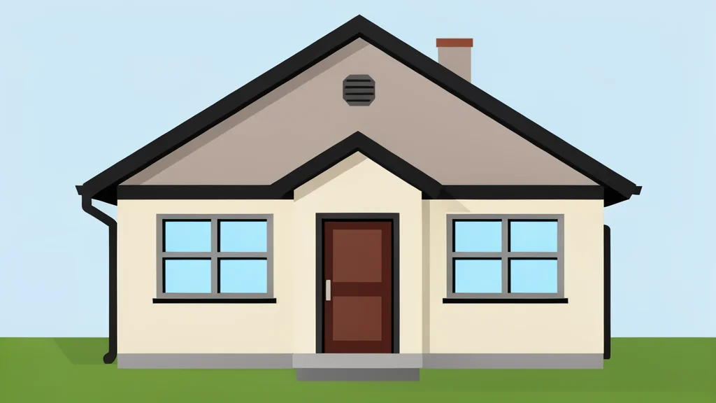 A single-family house exterior with a front door and windows