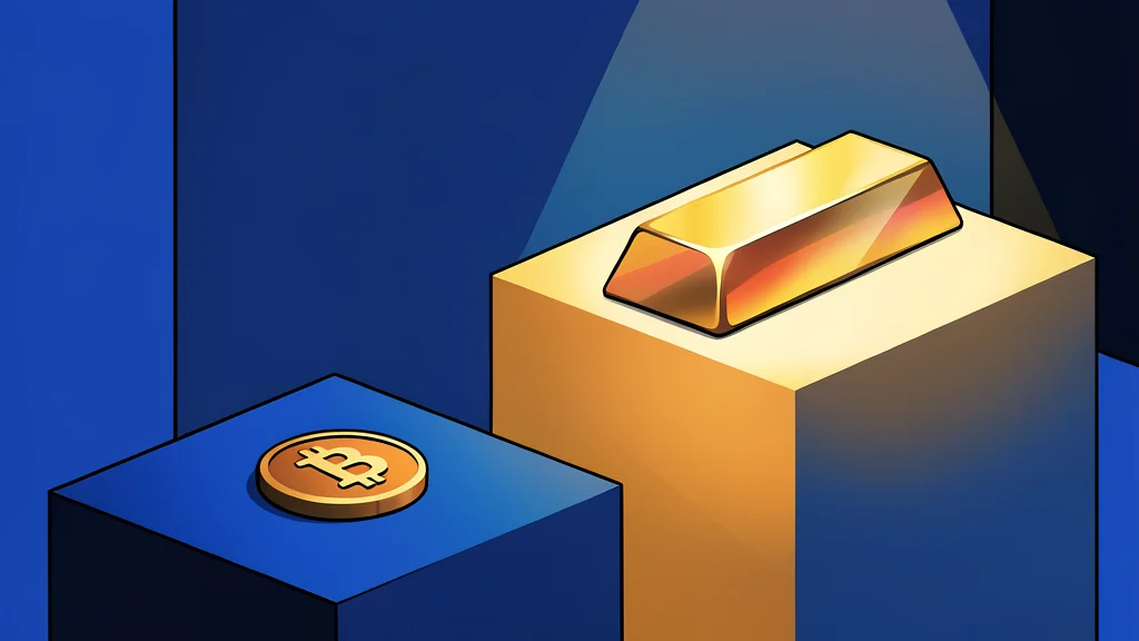 A stack of shiny gold bars resting on a dark surface