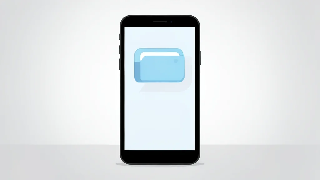 A digital wallet icon floating above a smartphone screen