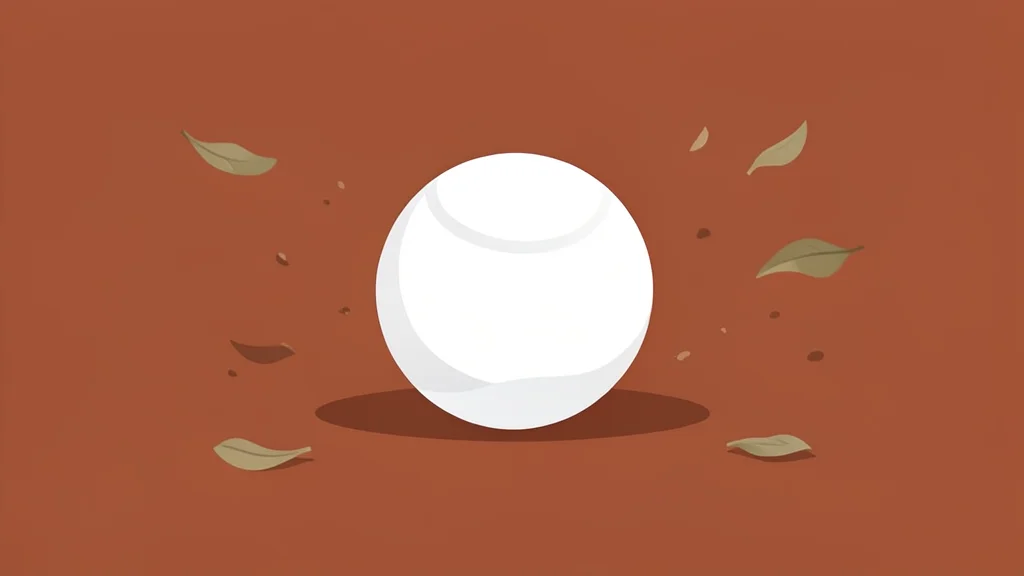 A pair of white tennis rackets resting on a green clay court surface