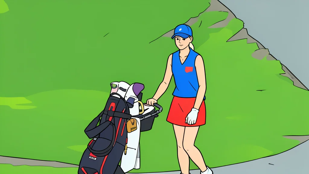 A golf flagstick standing in a cup on a manicured green