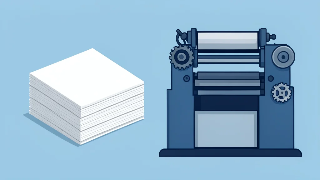 A stack of blank plastic cards next to a secure printing press mechanism