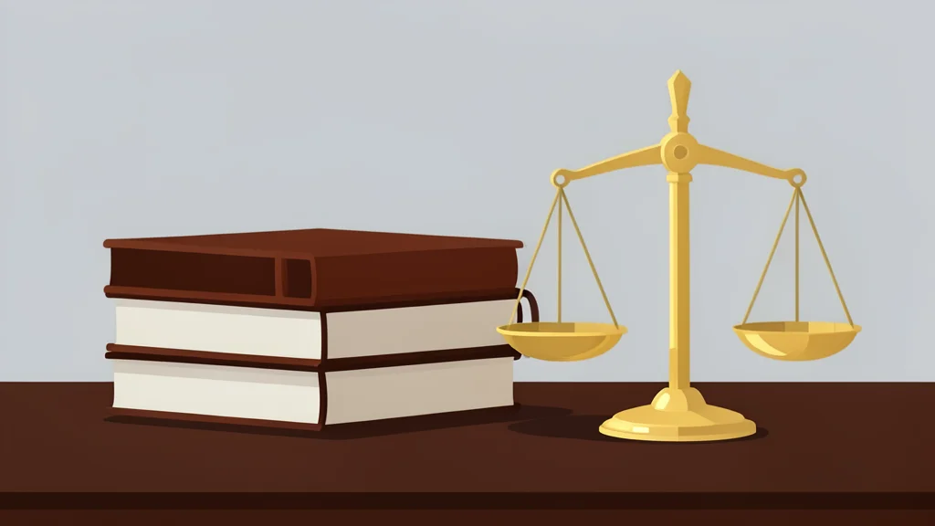 A stack of bound financial ledgers and a brass scale on a wooden desk