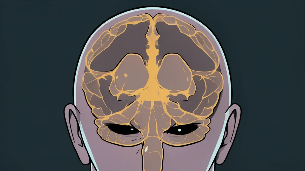 A cross-section of a human skull showing the bone marrow cavity and surrounding tissue