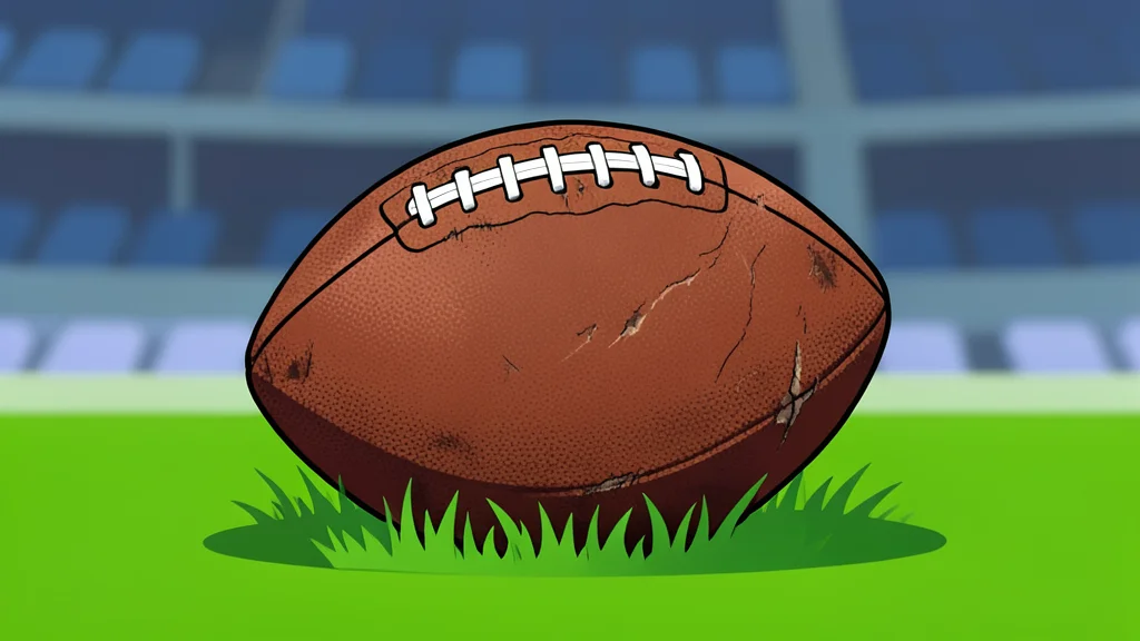 A large grassy football field with white yard lines stretching into the distance under a clear sky