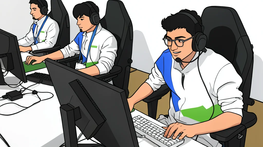 A sleek, modern desk setup featuring high-performance gaming peripherals arranged in a neat row.