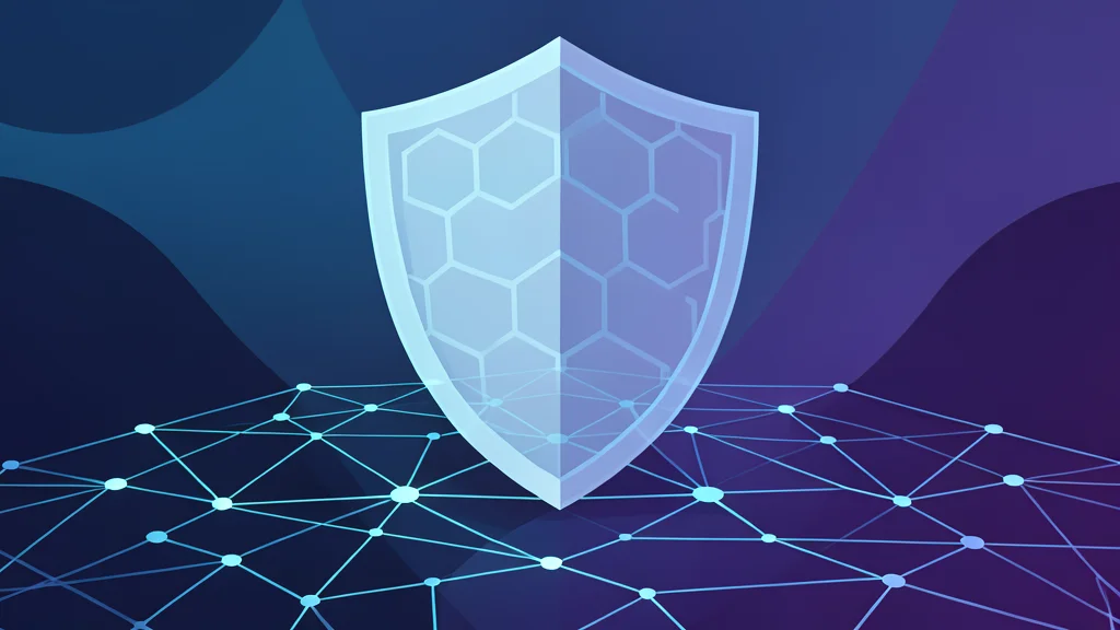 A digital shield protecting a network of interconnected nodes