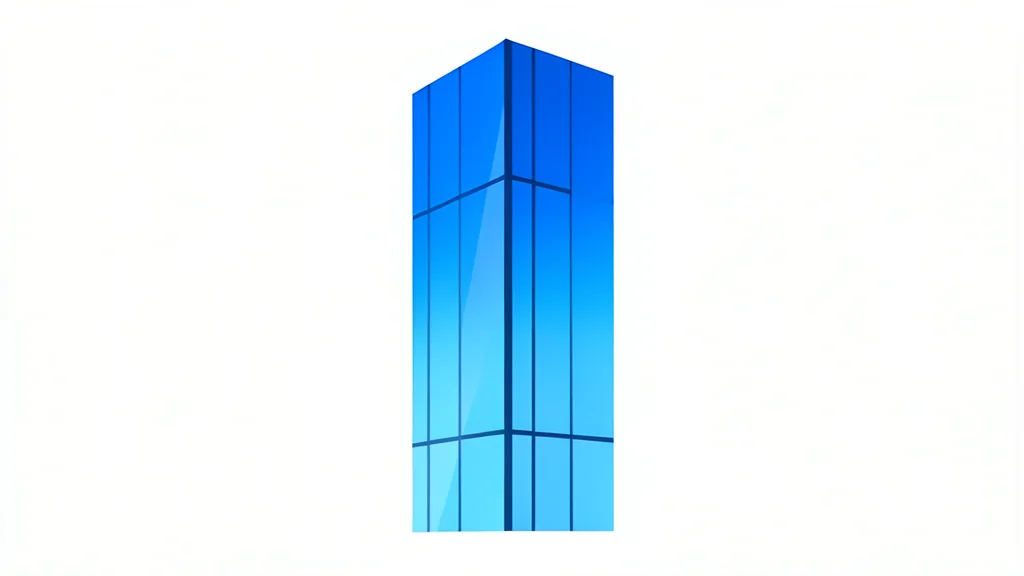 A modern glass skyscraper reflecting the sky