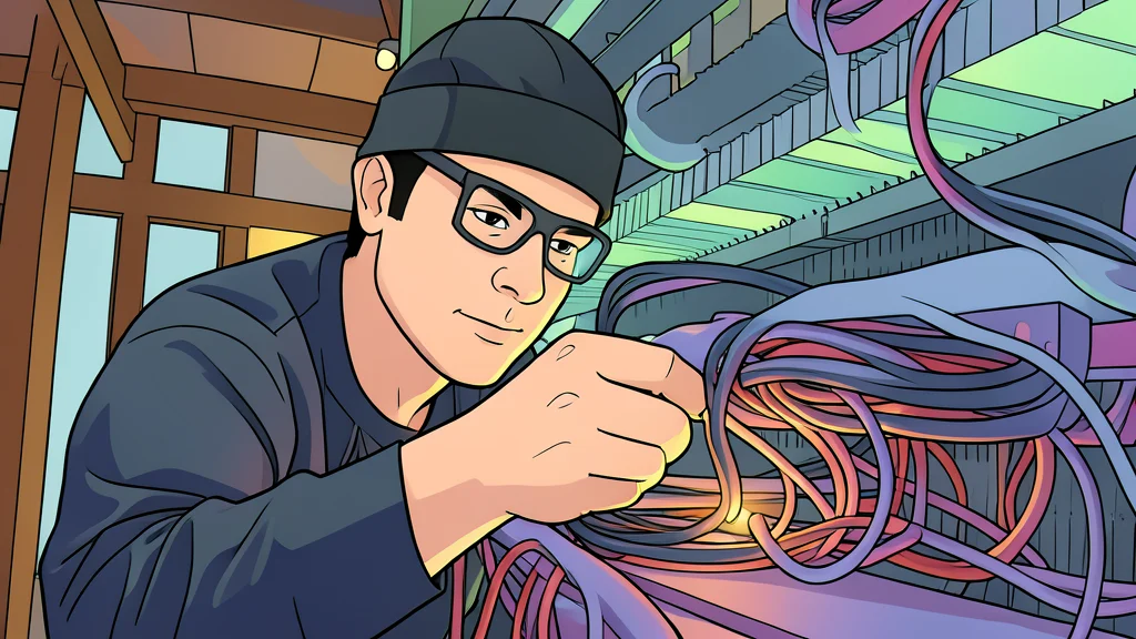 A bundle of thin, transparent glass fibers coiled on a spool