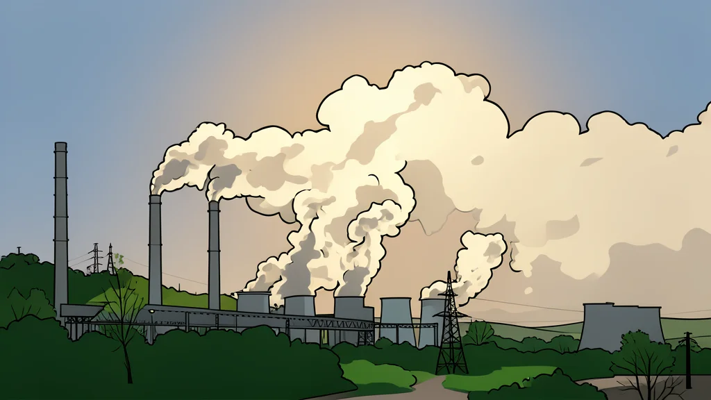 A high-voltage transmission tower standing in a grassy field with power lines stretching into the distance