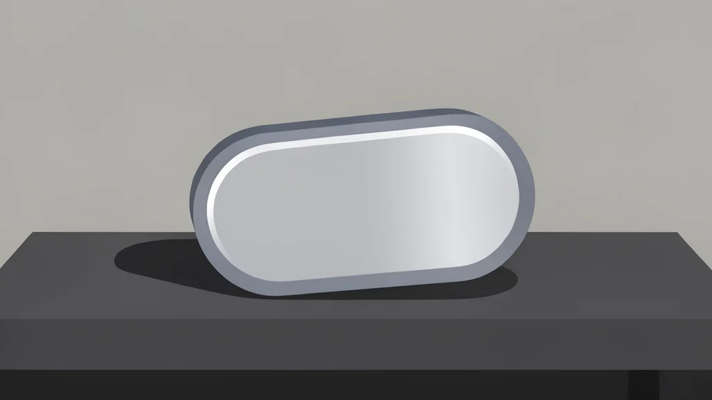 A polished metallic alloy ingot resting on a dark industrial workbench