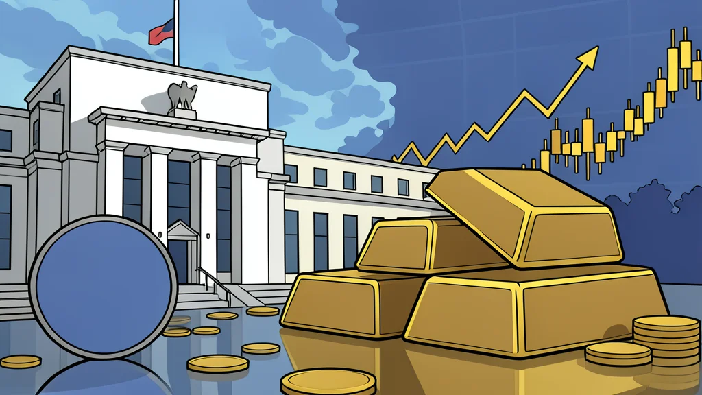 A stack of shiny gold bars resting on a dark surface