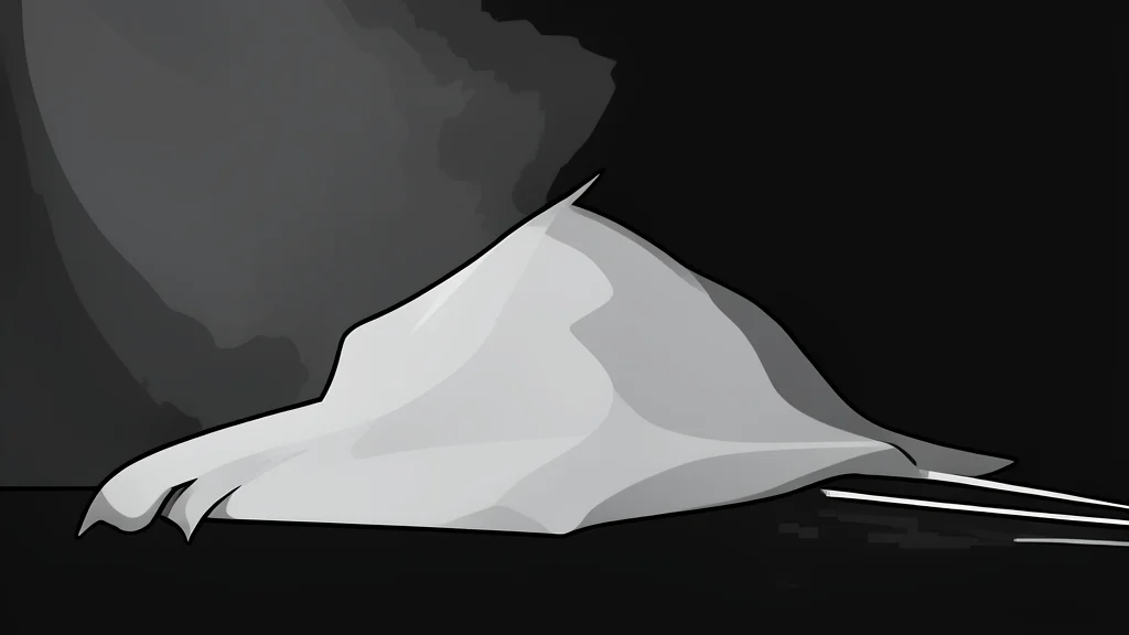 A sleek, modern electric vehicle silhouette parked on a minimalist concrete platform