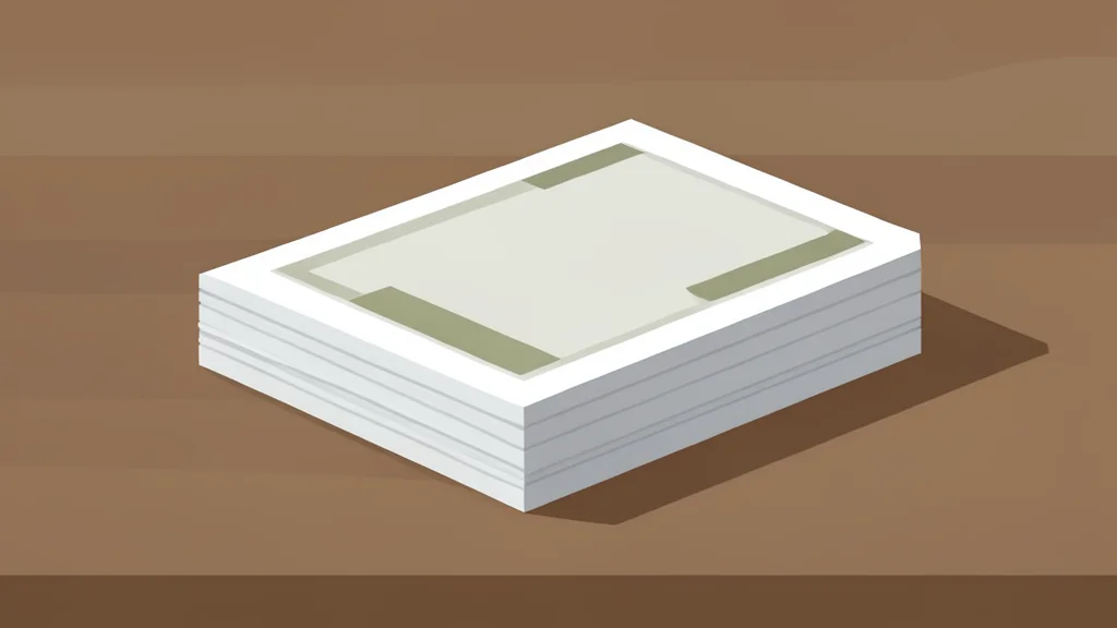 A neat stack of government debt certificates resting on a wooden desk