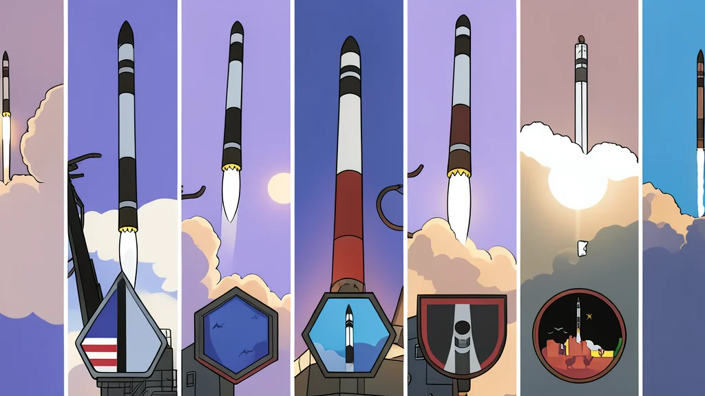 A carbon-fiber rocket stage standing vertically on a concrete launch pad
