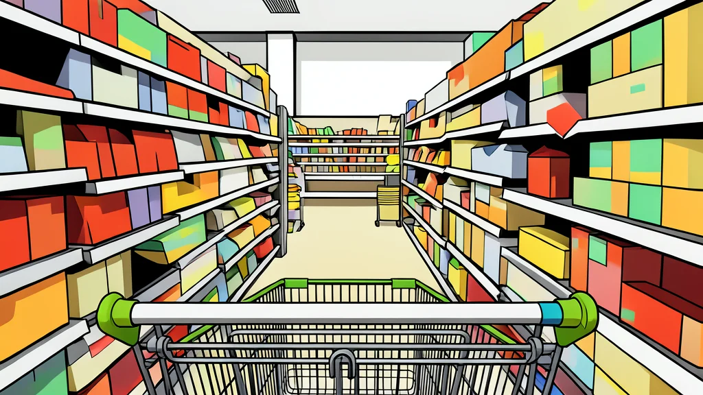 A large industrial bottling facility with rows of glass bottles moving along a conveyor belt
